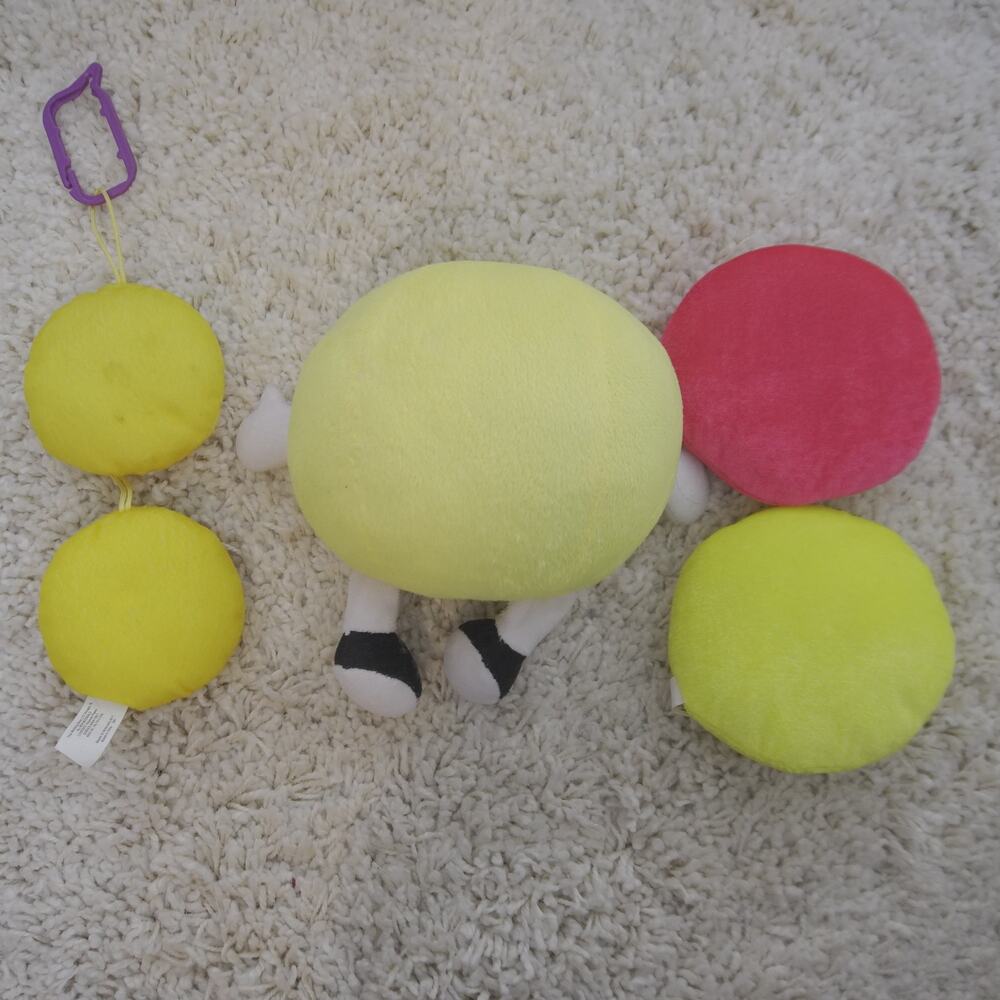 Lot of 5 Emoji Smiley Face Plush Toys McDonald’s Toy Factory Mixed Sizes - Picture 5 of 13